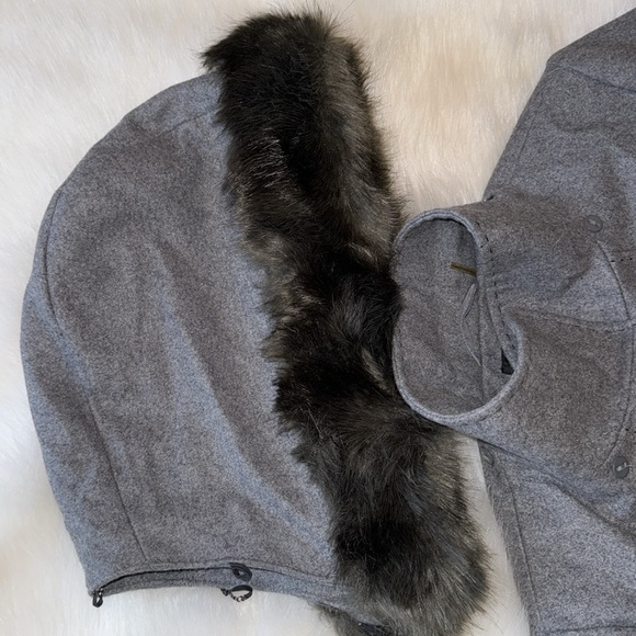 Via Spiga gray/black trench coat. Size 6 - Picture 2 of 7